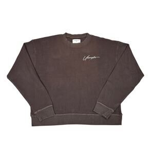 YoungLA 807 Cozy Thermal Long Sleeve Sweatshirt Men's Large Gym